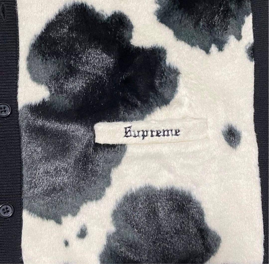 ツ*ン様 Supreme Cow Print Cardigan Black
