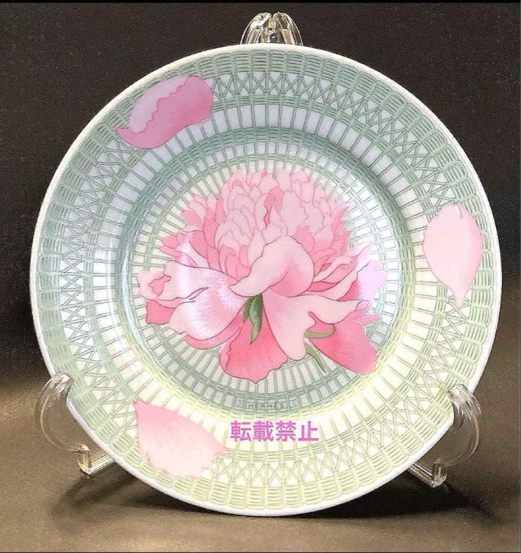 HERMESエルメス ピヴォワンヌPIVOINES ROSES 中皿⭐️最終⭐️
