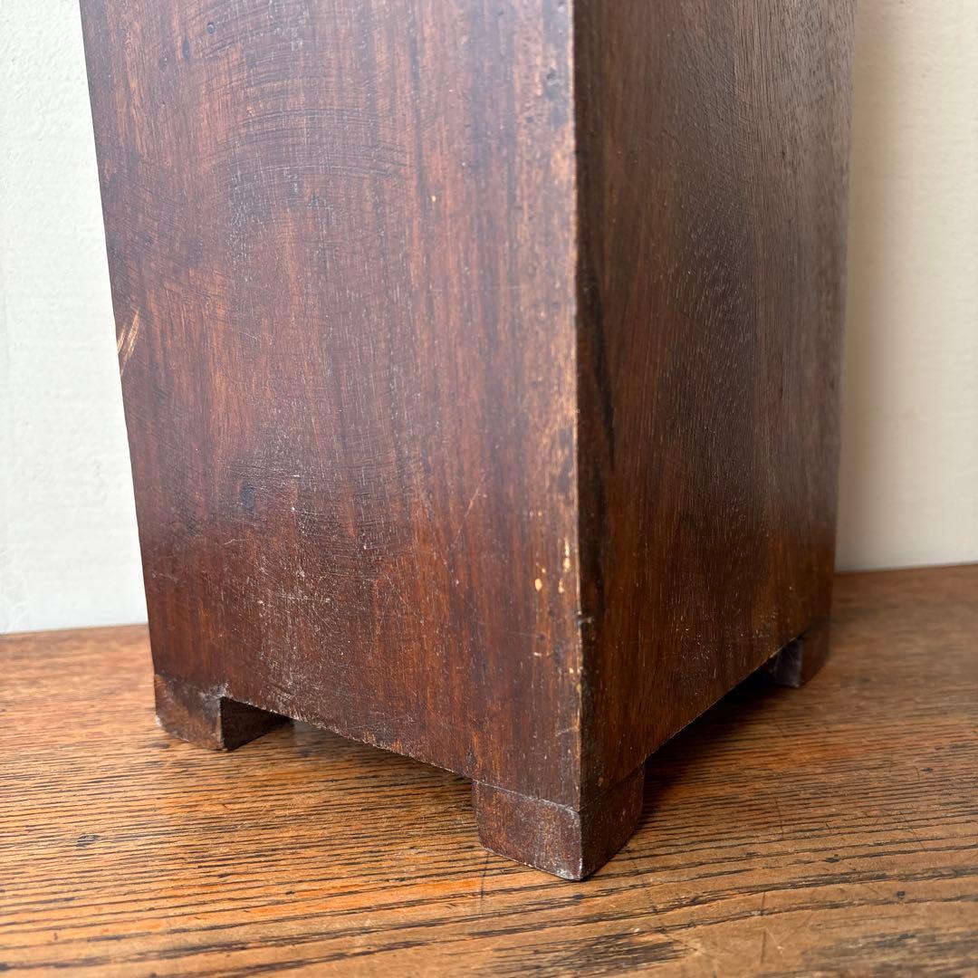 木製 引き出し 6杯 縦長 インド アジアン家具 小物入れ ミニ箪笥 チェスト