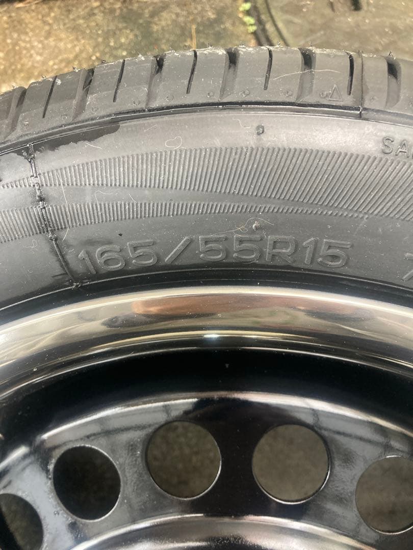 ホンダ純正 スチールホイール 15インチ サマータイヤ 4本セット