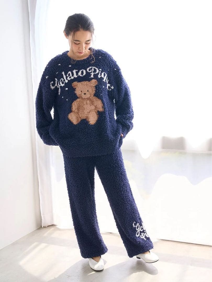 新品【HOLIDAY】ジェラートスノーベアジャガードプルオーバー＆ロングパンツ