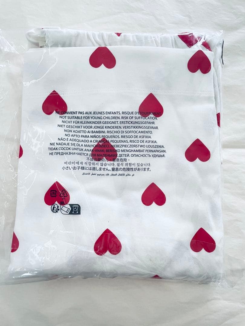 プチバトー 新品 未使用 タグ付き レディース S 半袖 パジャマ ハート