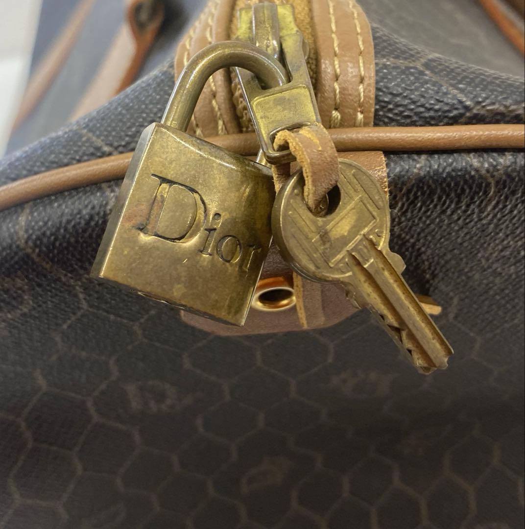 Christian Dior ディオール ミニボストンバッグ ブラウン