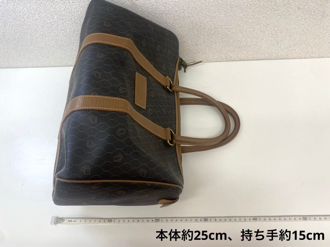 Christian Dior ディオール ミニボストンバッグ ブラウン