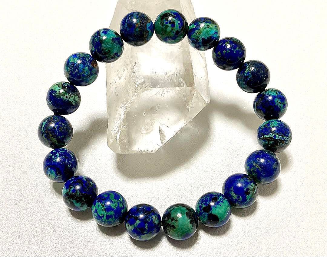 オールドボーイズ様　究極品質　未来を切り拓く聖なる石　アズロマラカイトのブレス