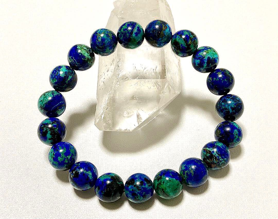 オールドボーイズ様　究極品質　未来を切り拓く聖なる石　アズロマラカイトのブレス