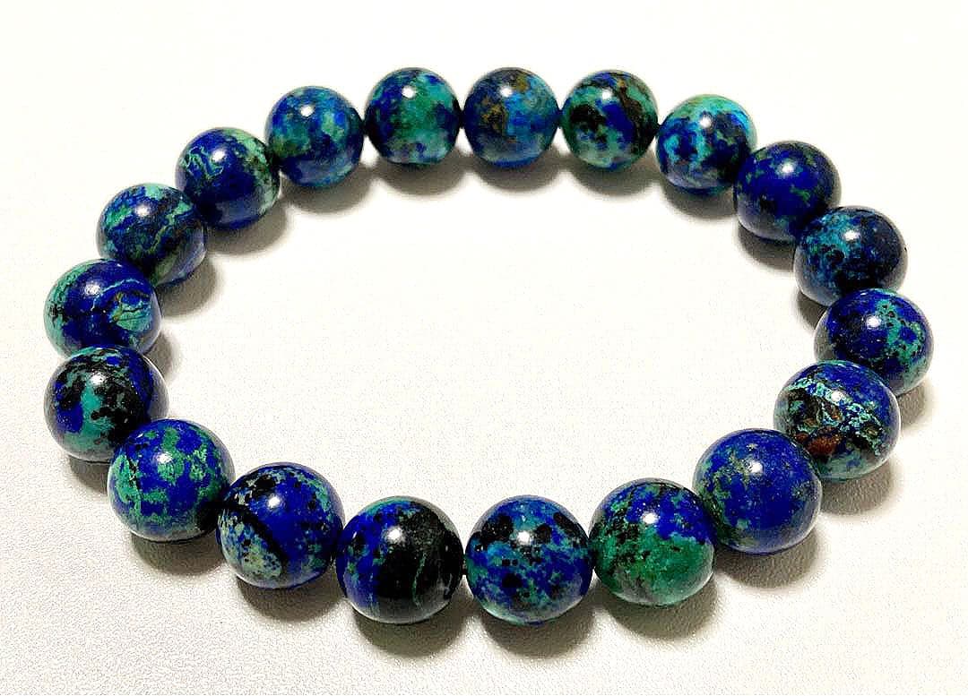 オールドボーイズ様　究極品質　未来を切り拓く聖なる石　アズロマラカイトのブレス