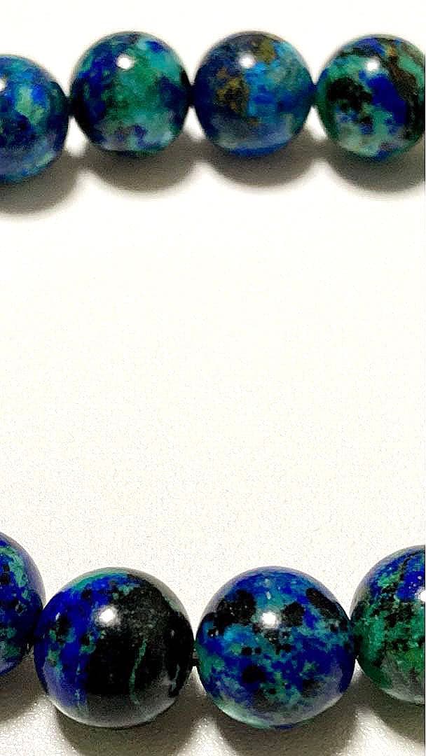 オールドボーイズ様　究極品質　未来を切り拓く聖なる石　アズロマラカイトのブレス