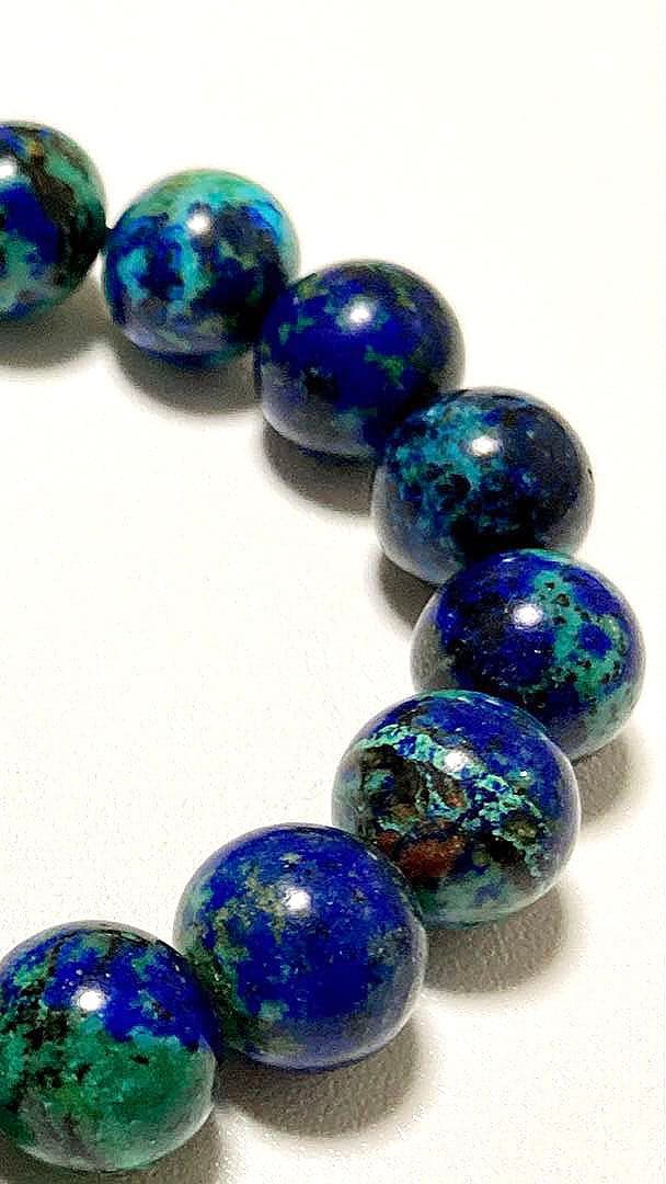 オールドボーイズ様　究極品質　未来を切り拓く聖なる石　アズロマラカイトのブレス