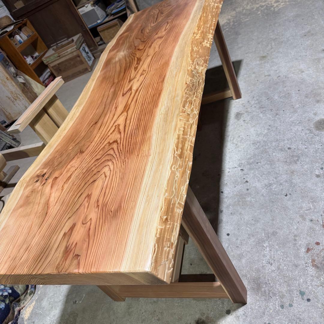 【特価品】杉　一枚板　ダイニング　カウンター　センターテーブル　天板のみ