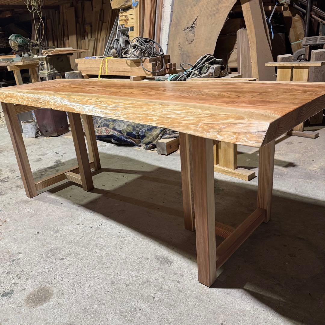 【特価品】杉　一枚板　ダイニング　カウンター　センターテーブル　天板のみ