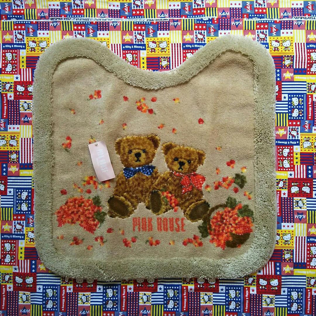 ピンクハウス❤新品未使用トイレマット❤ホルダーカバー❤フタカバー❤3点セット