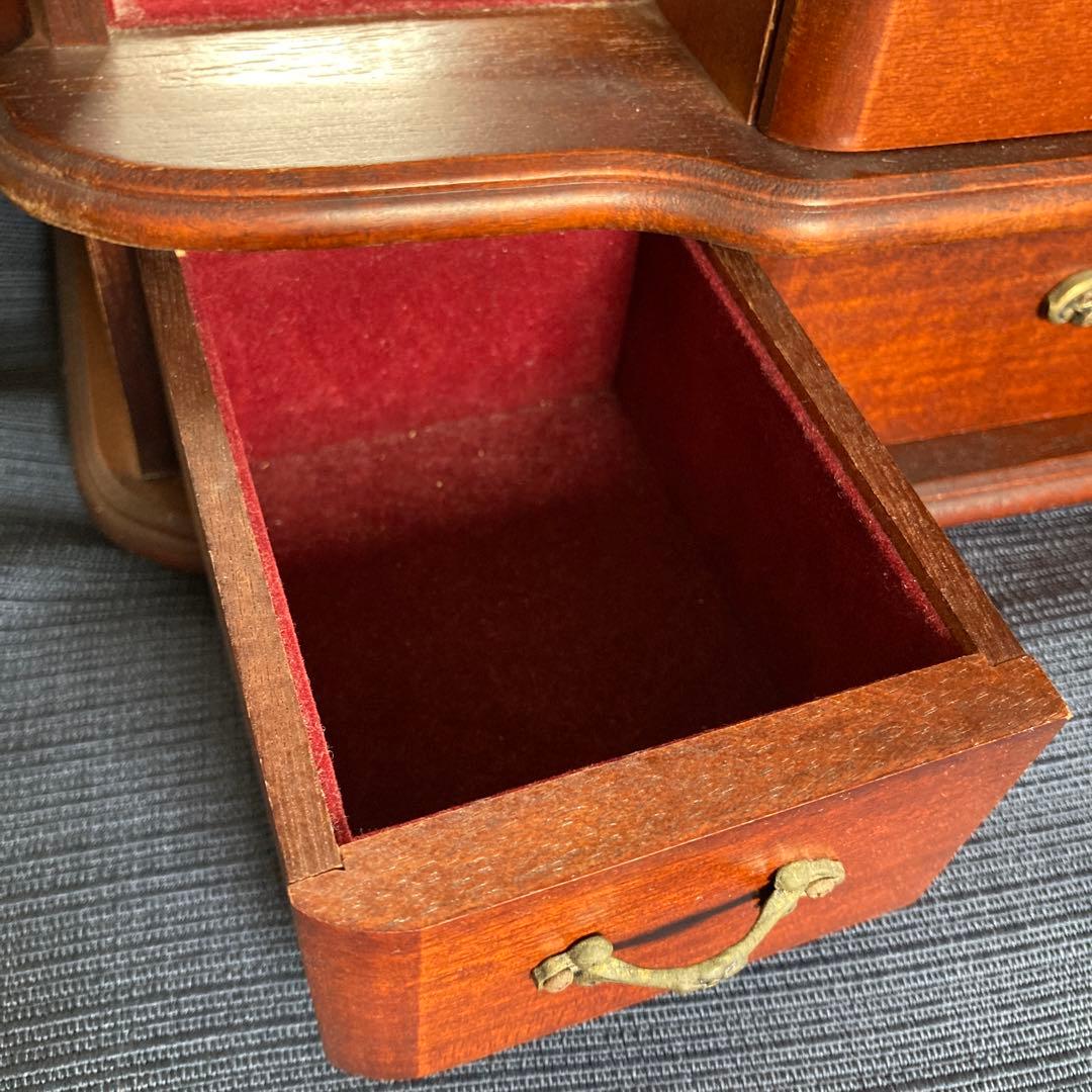 アクセサリーボックス 飾り棚 オルゴール付(愛のオルゴール♪) 日本製