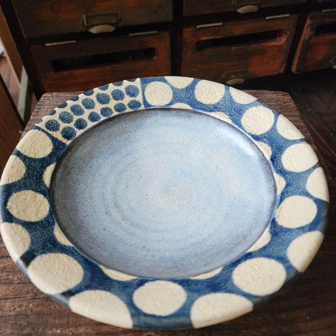 No.14　新品　やちむん　7寸皿