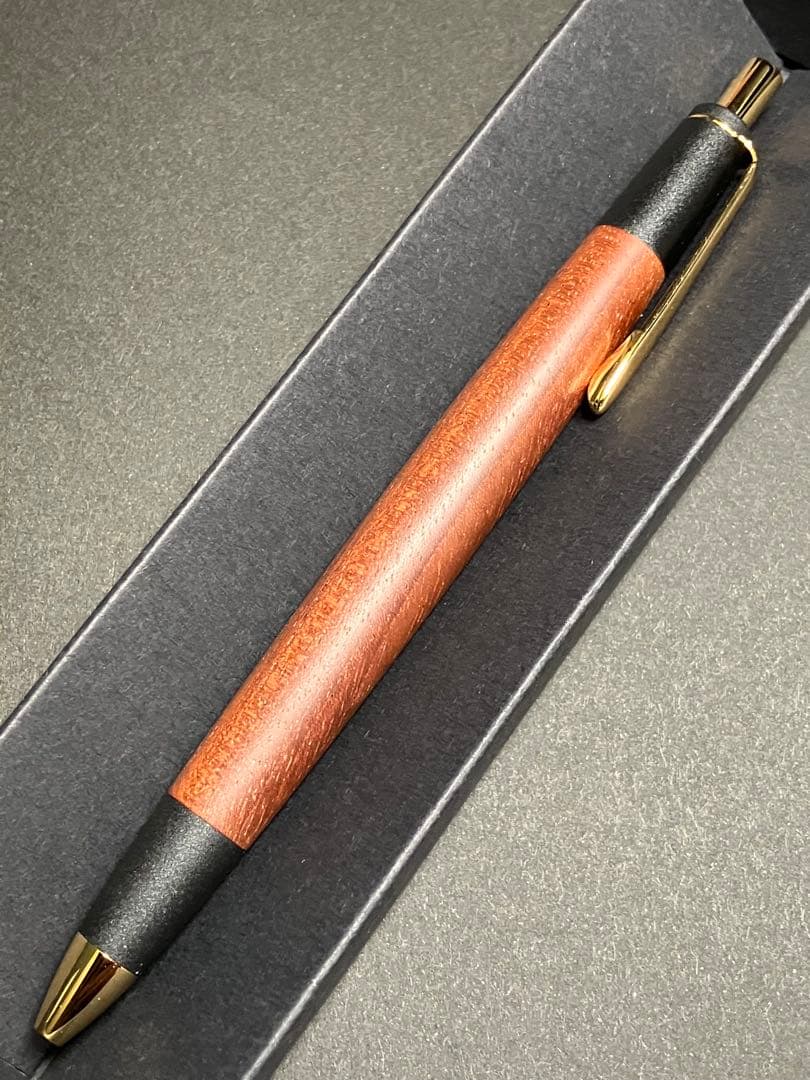 ボナンペン アンティークキューバンマホガニー ボールペン 真鍮金具