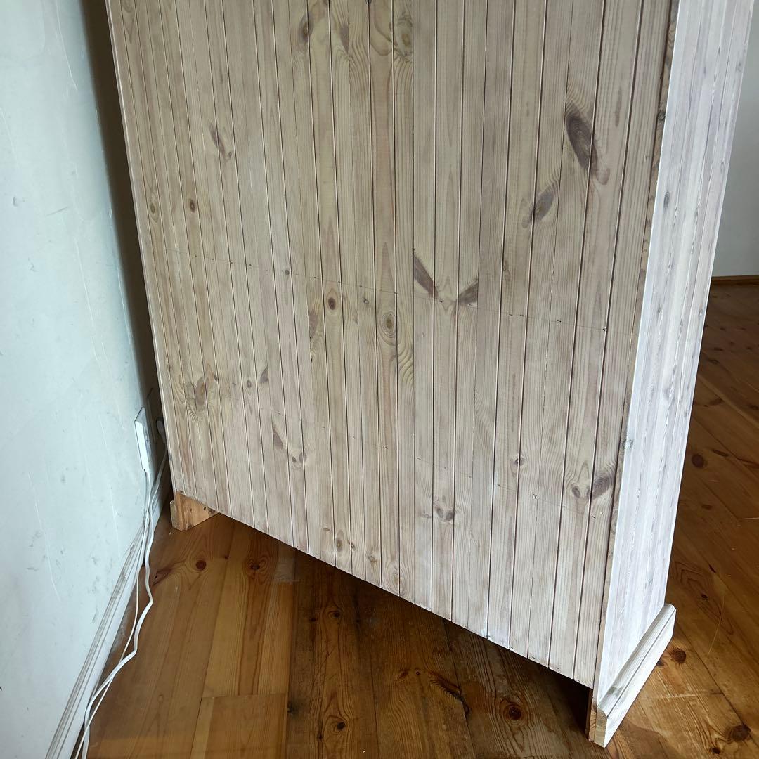 ガラスキャビネット　パイン　ハーベスト