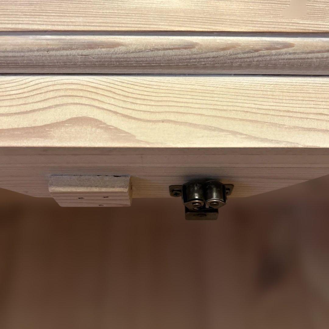 ガラスキャビネット　パイン　ハーベスト