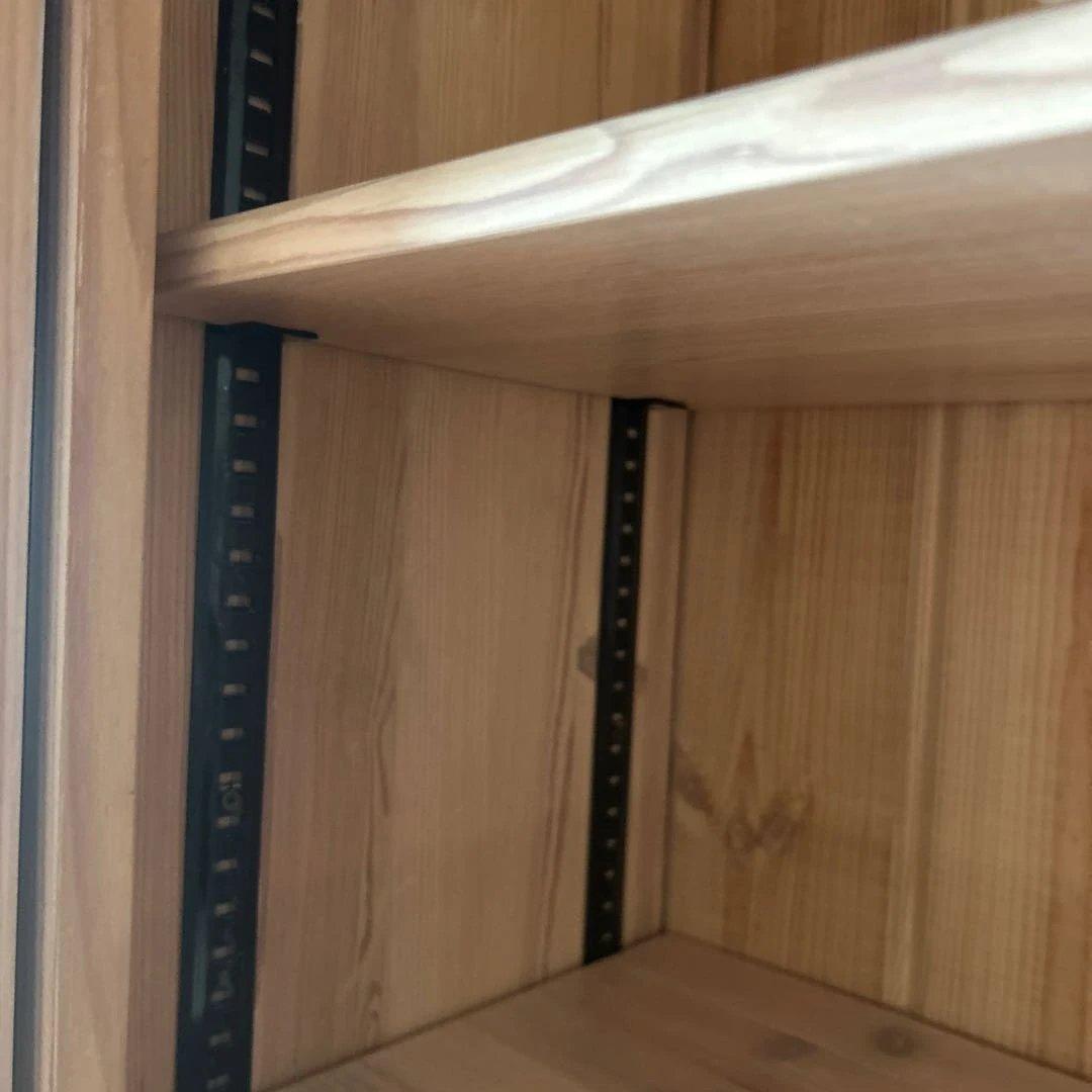 ガラスキャビネット　パイン　ハーベスト