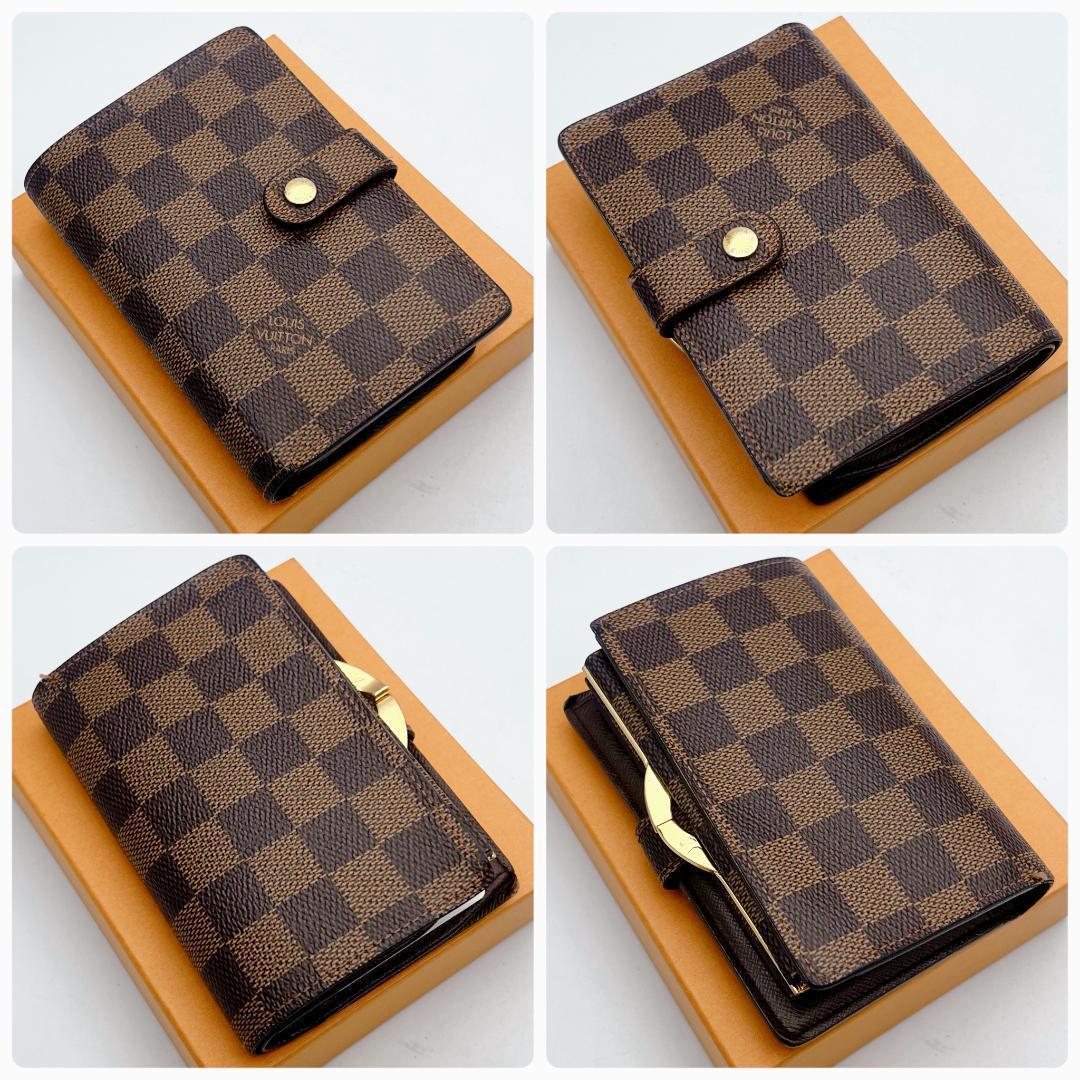 開運財布！ルイヴィトン ヴィエノワダミエ財布 正規保証2867