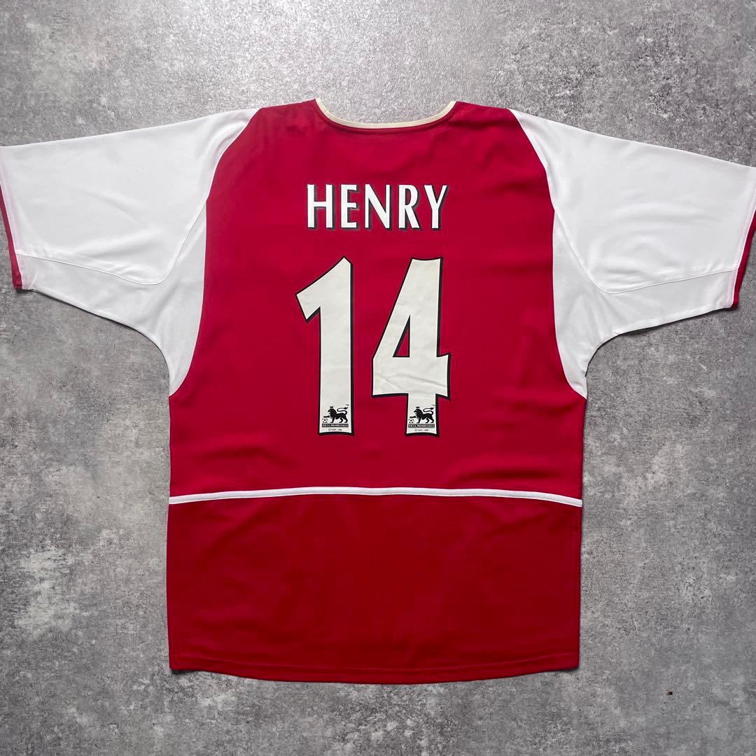 【正規品02-04 NIKE Arsenal  HENRY #14】