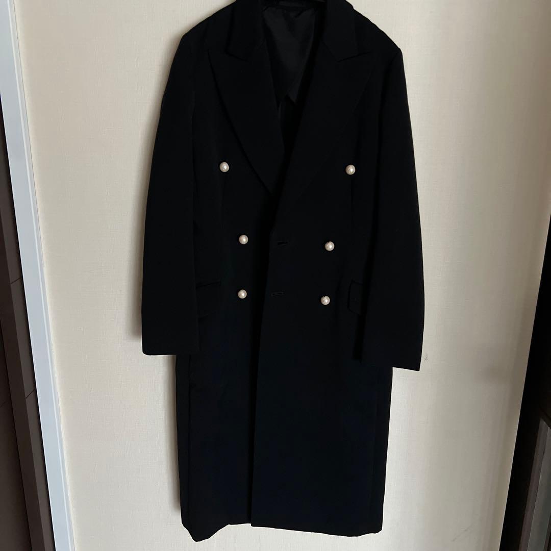 sopooさま専用マディソンブルーブラック パールロングコート