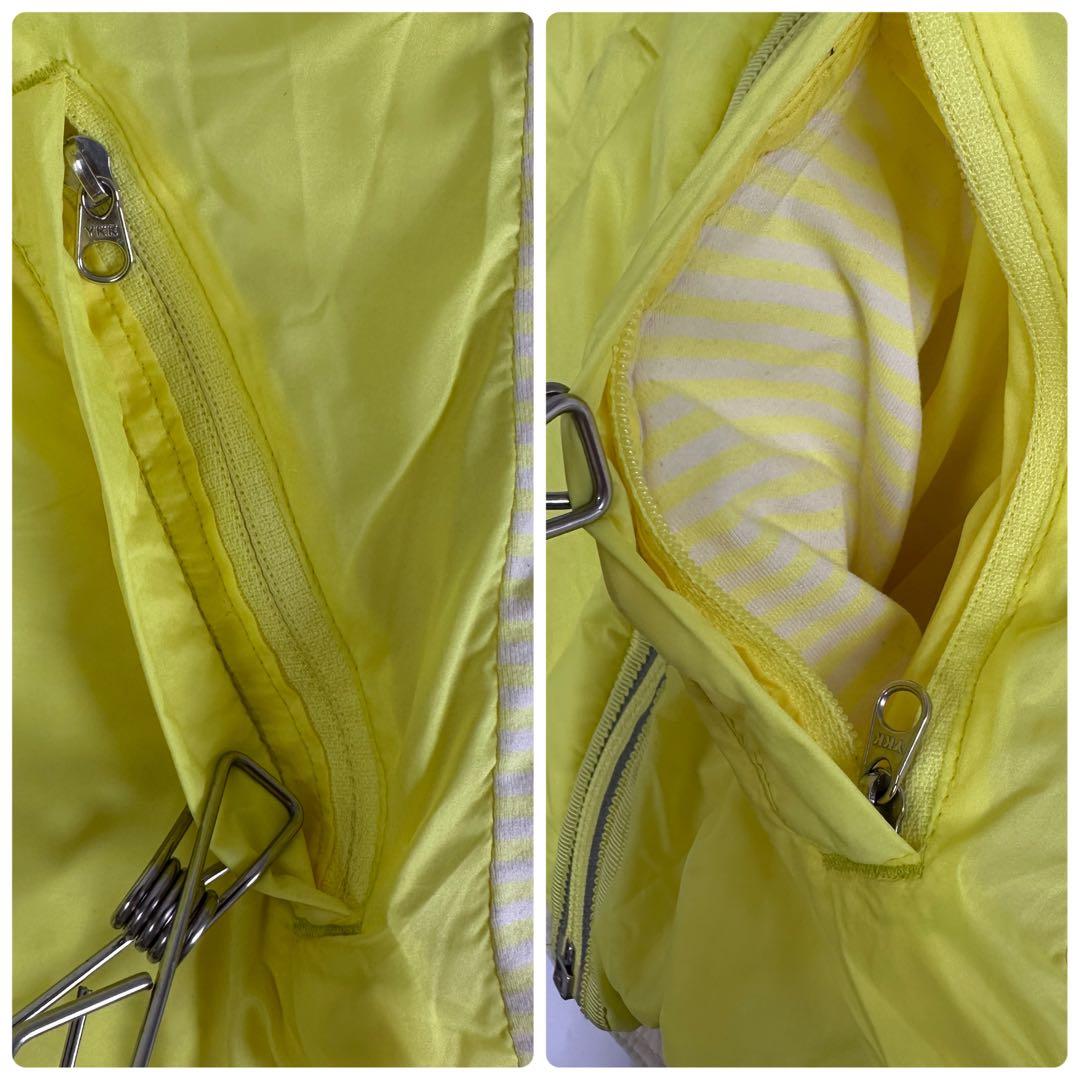 ルルレモン　lululemon 中綿　ベスト　リバーシブル　イエロー　蛍光色
