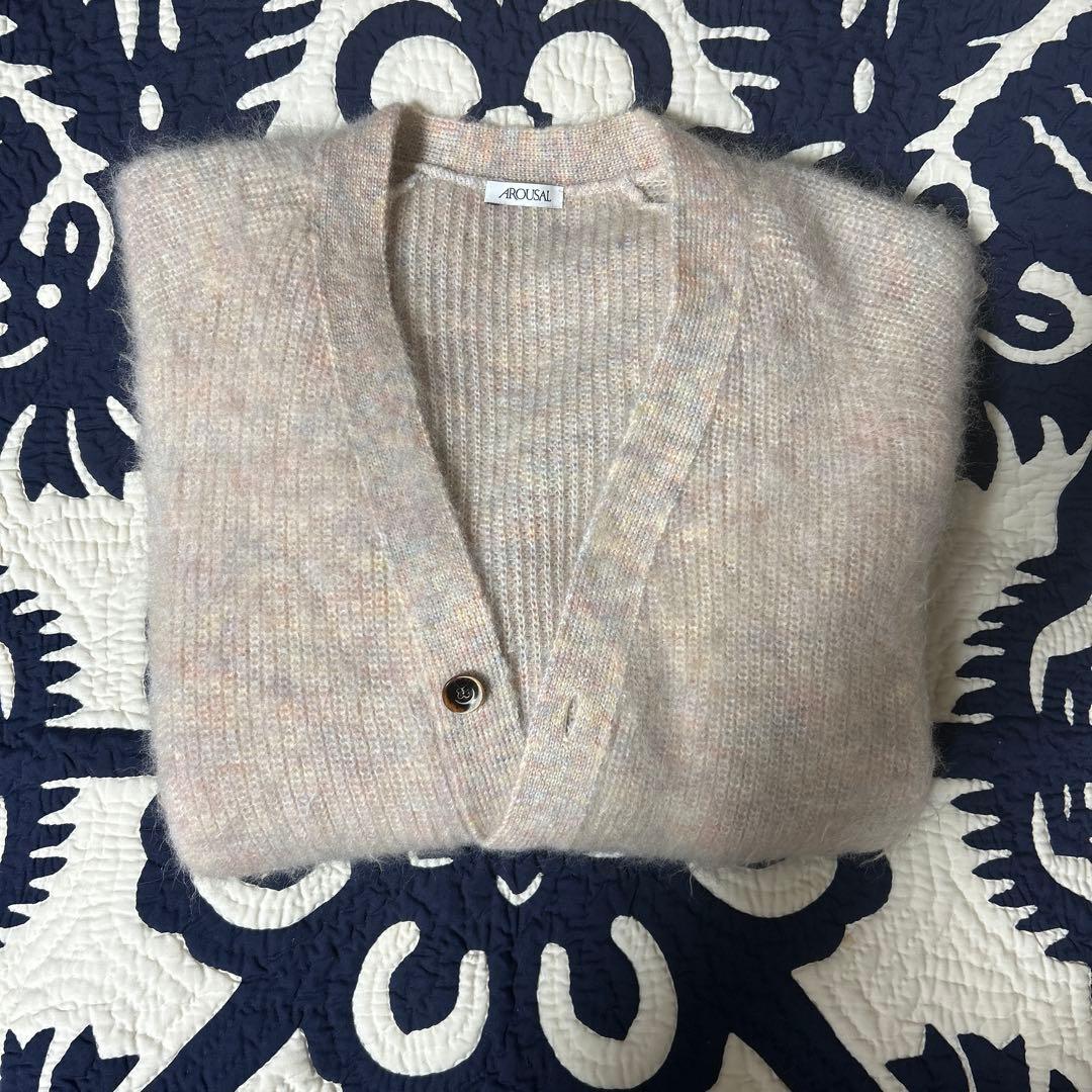 AROUSAL アローサル モヘアカーディガン