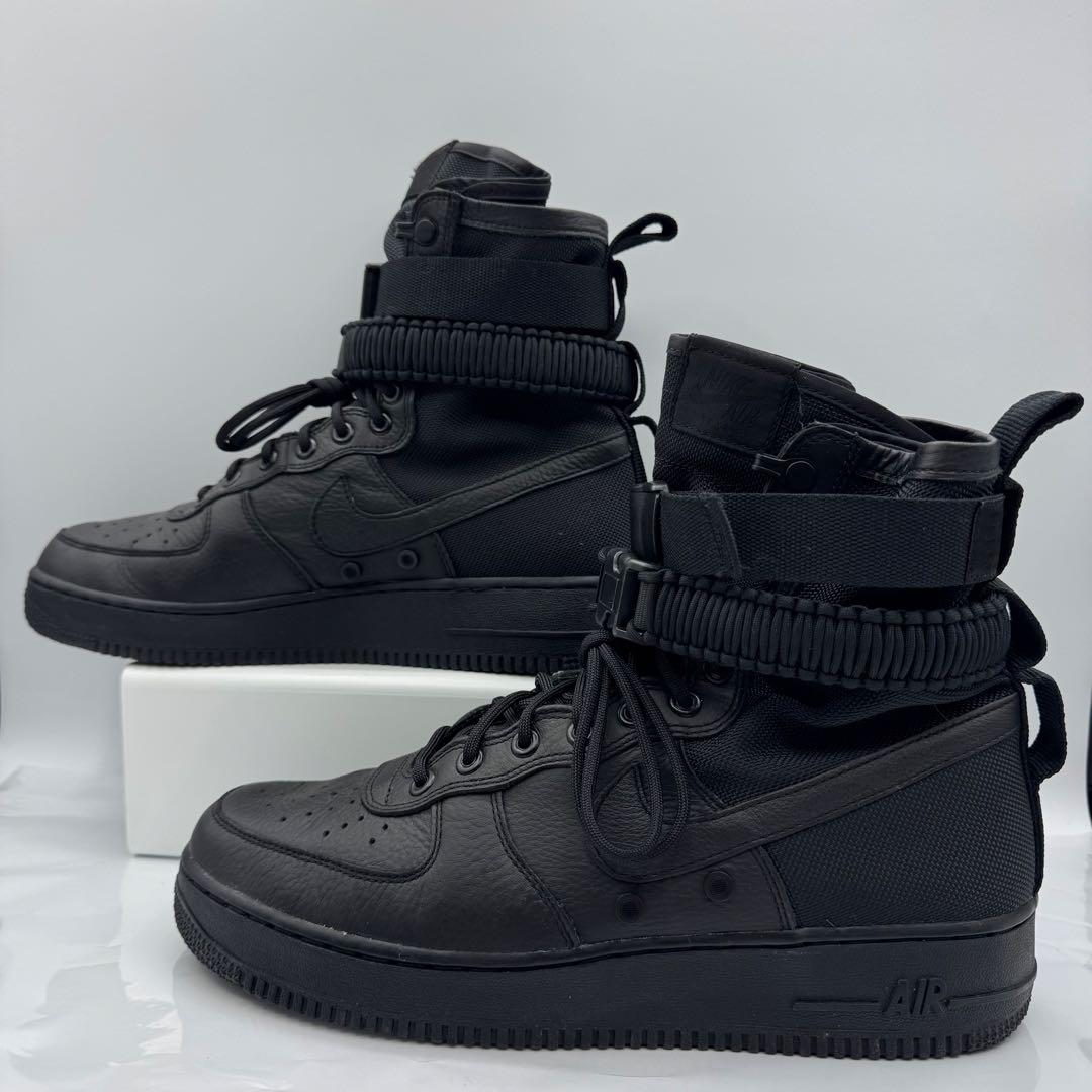 美品 Nike SF Air Force 1 High Triple Black
