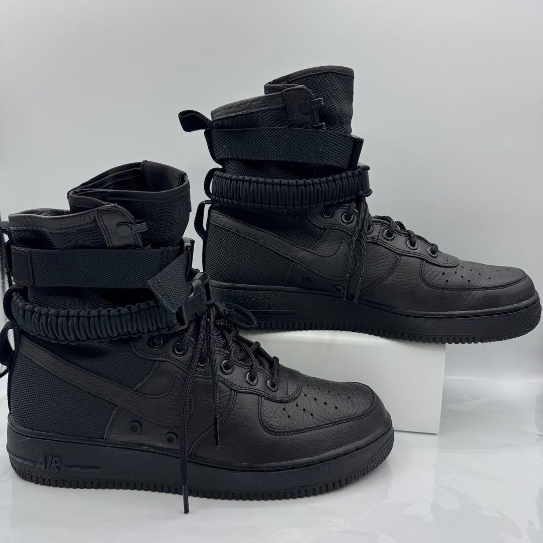 美品 Nike SF Air Force 1 High Triple Black