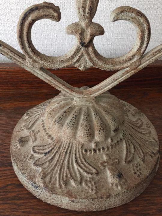 アメリカアンティーク☆フラワーモチーフ透かし模様スタンドミラー