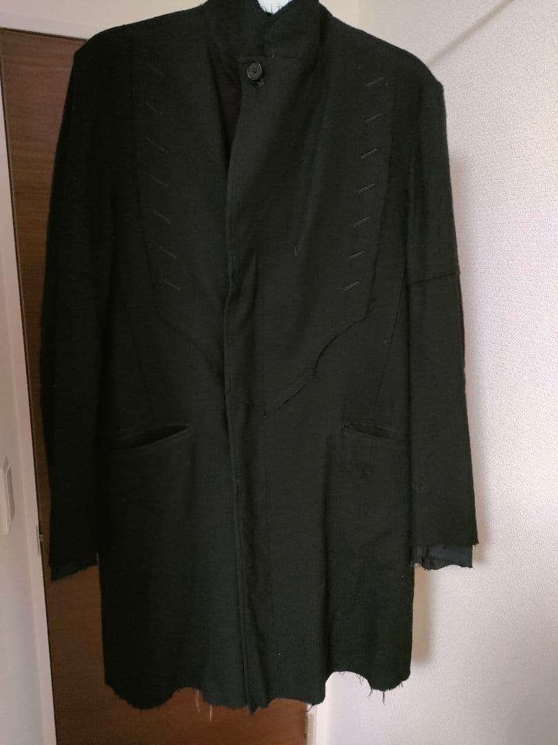 Iroquois イロコイ ロングコートブラック サイズ2 モード 定価5万以上