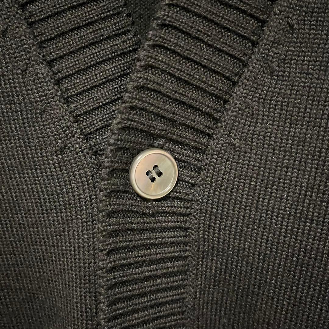 GRAN SASSO / グランサッソ 8ゲージ ウールニットカーディガン 48