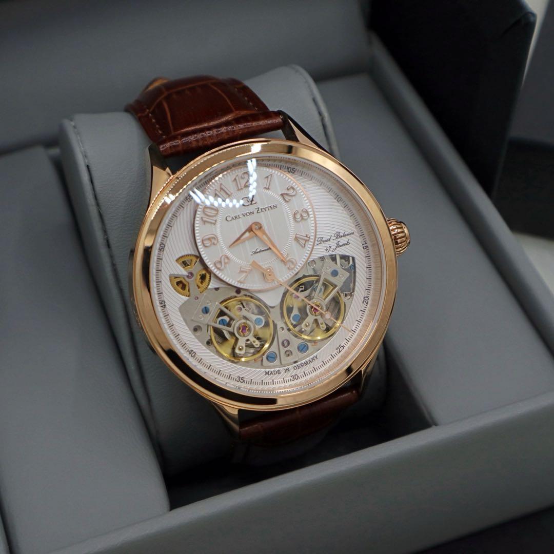Carl von Zeyten 自動巻き時計 スケルトン