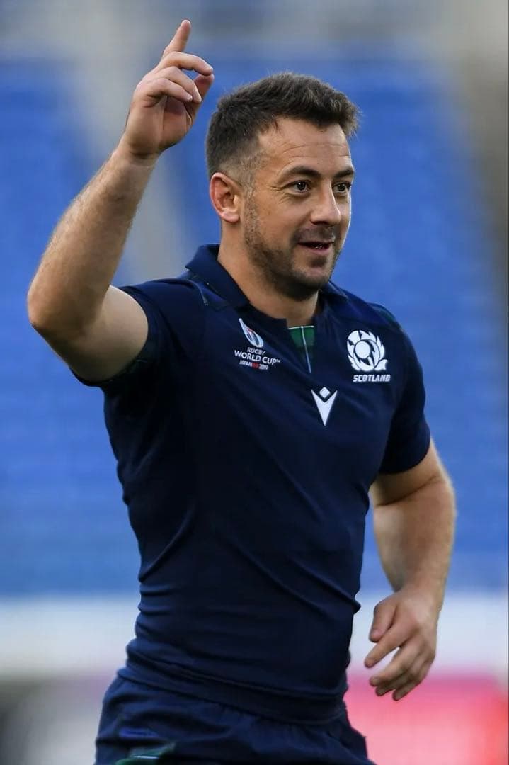 美品 macron スコットランド代表 ラガーシャツ ワールドカップ2019