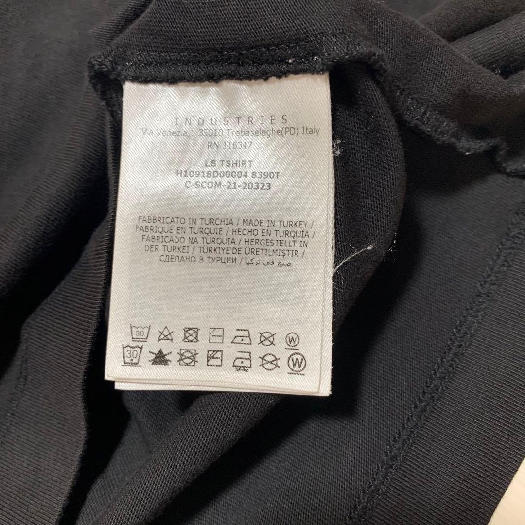 極美品　モンクレール　ロンT 長袖Tシャツ　ブラック　M　国内正規品　3S550