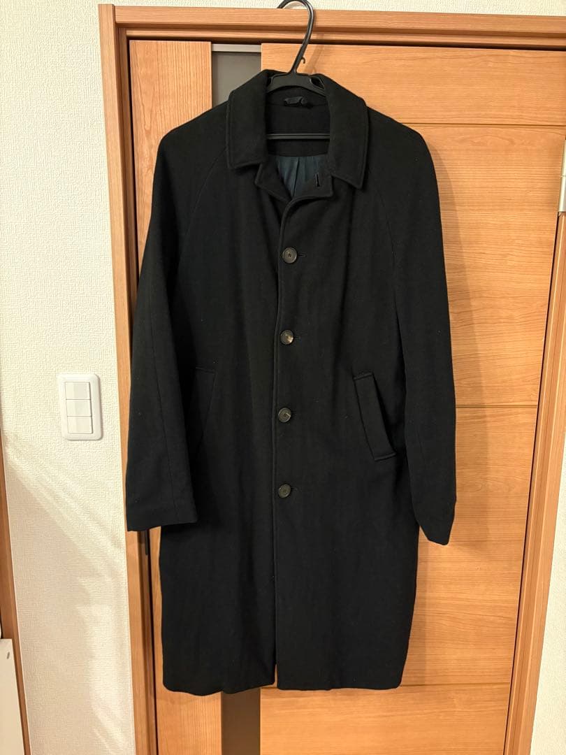 Acne Studios ブラック ステンカラーコート 44