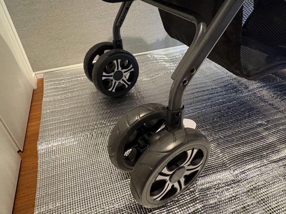 【美品】KATOJI カトージ ベビーカー 二人でゴー　ネイビー　2人乗り用