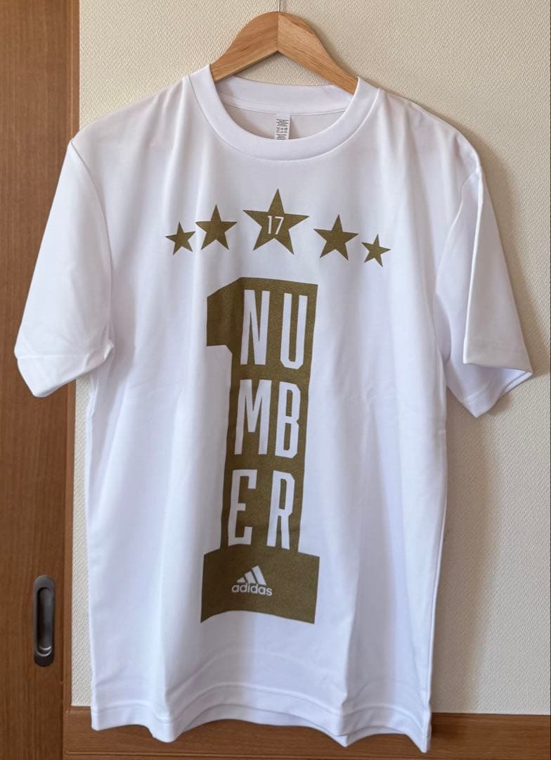 希少　美品　adidas 流経大柏　選手権　支給品　チャンピオンTシャツ　L