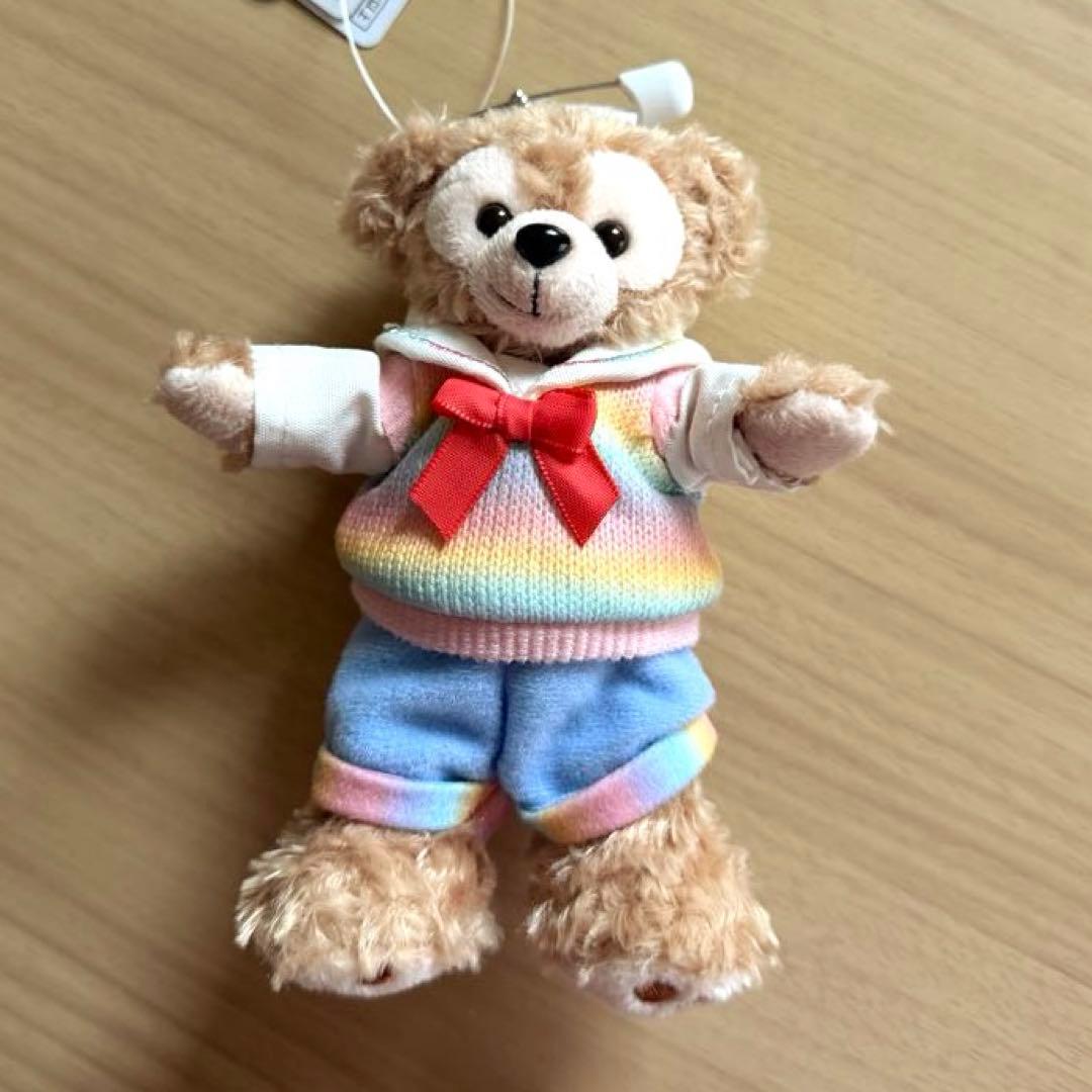 ダッフィー＆フレンズ　ハートフェルトレターズオブフレンドシップ　ぬいぐるみバッチ