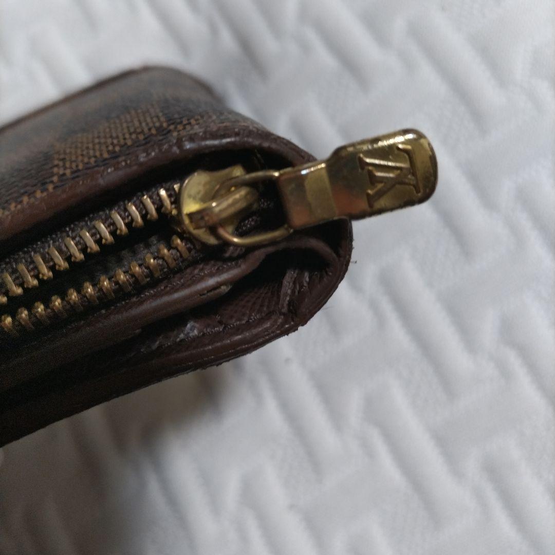 LOUIS VUITTON ルイヴィトン ダミエ コンパクトジップ ファスナー