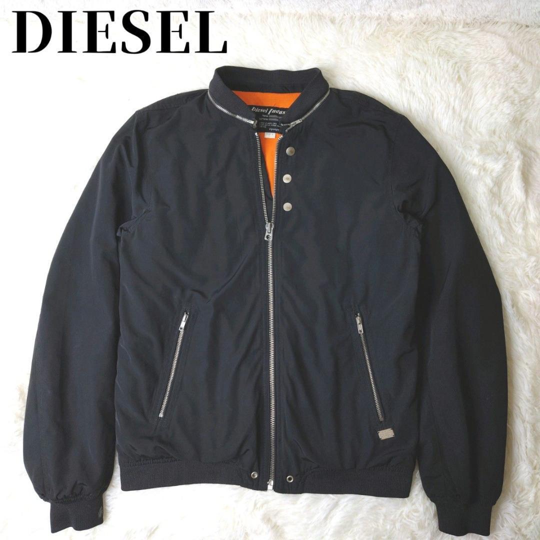 DIESEL MA-1 ボンバージャケット L 黒 00s Y2K TALON
