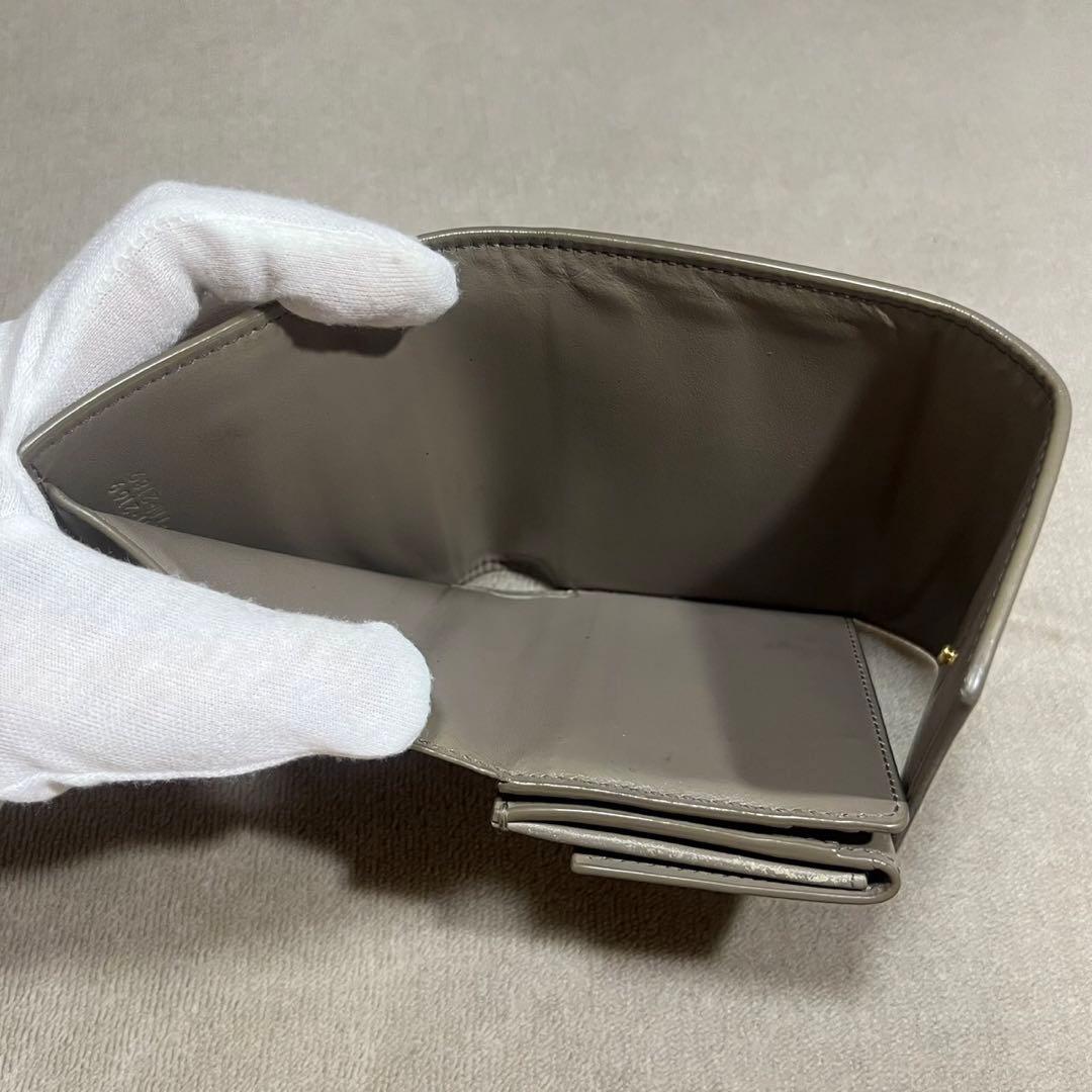 【美品】CELINE セリーヌ　三つ折り財布　コンパクトウォレット　ミニ財布
