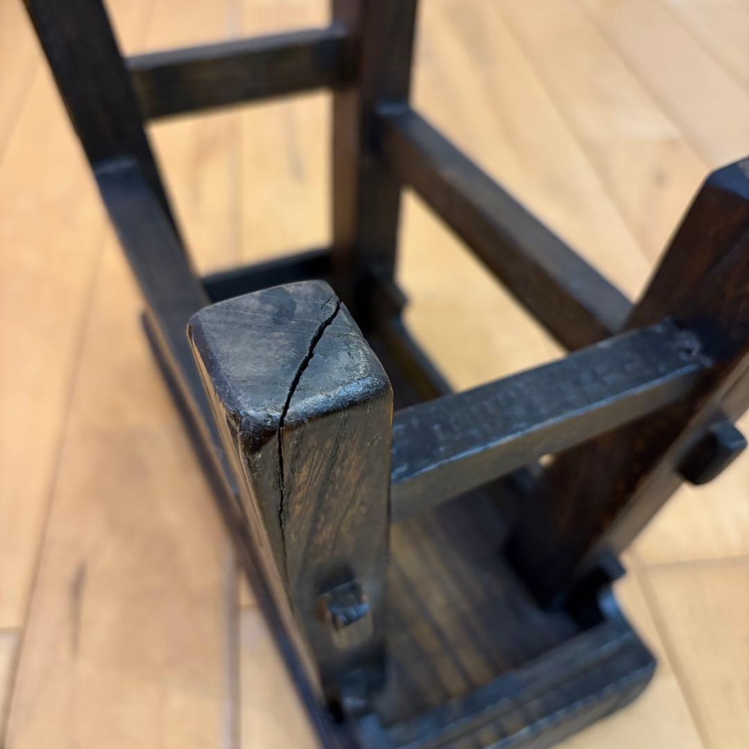 ☆アンティーク☆古道具　木製　スツール　ベンチ　花台　踏み台