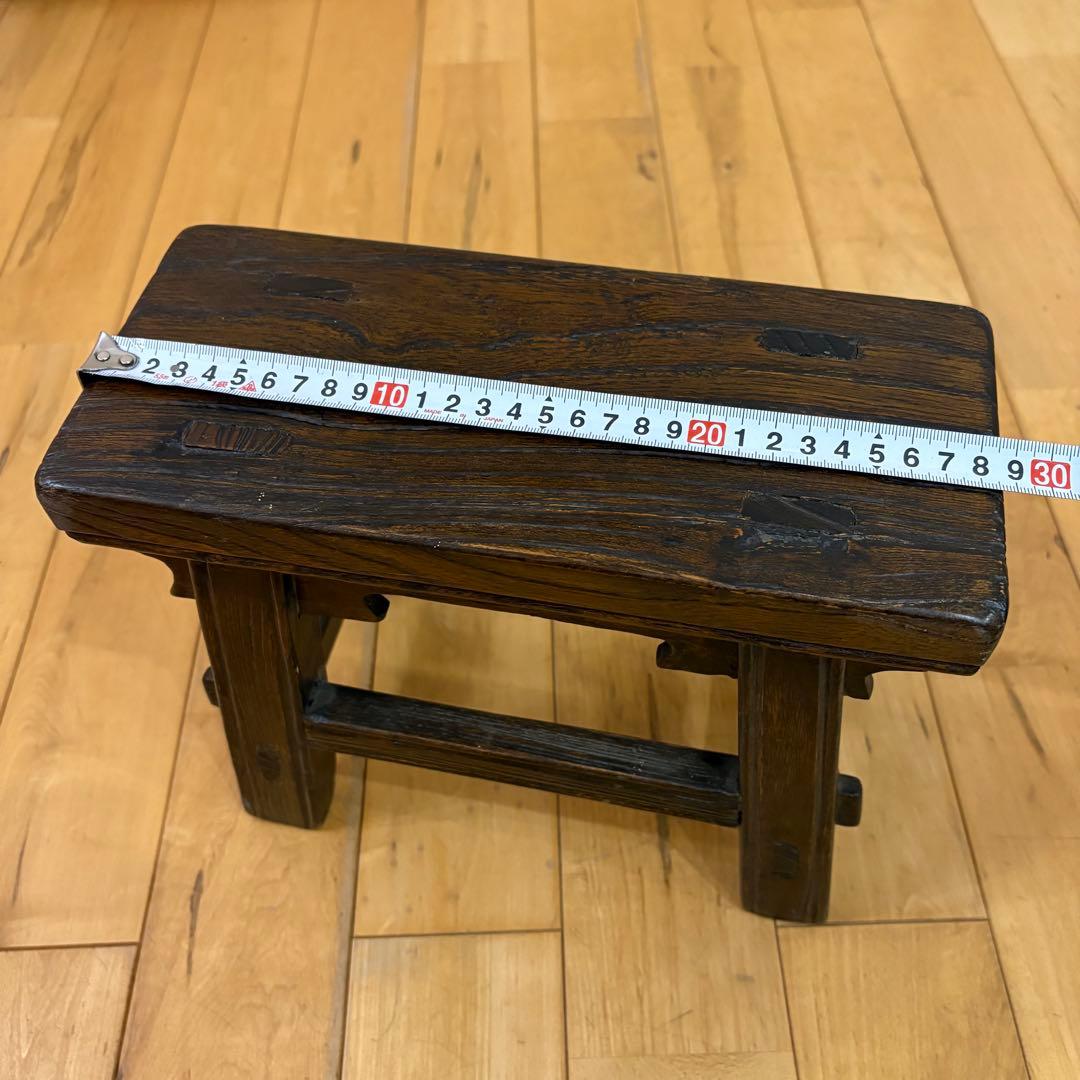 ☆アンティーク☆古道具　木製　スツール　ベンチ　花台　踏み台