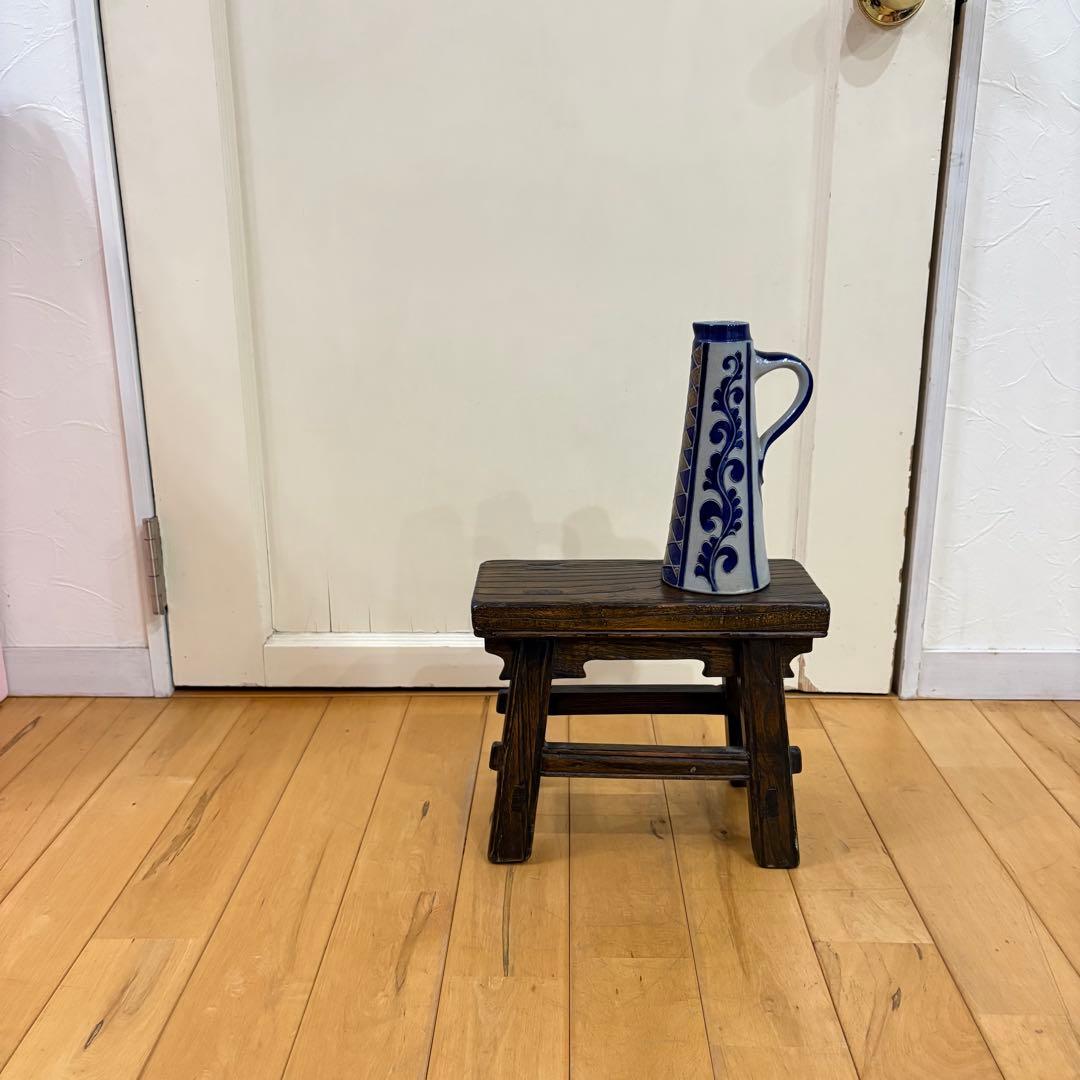 ☆アンティーク☆古道具　木製　スツール　ベンチ　花台　踏み台