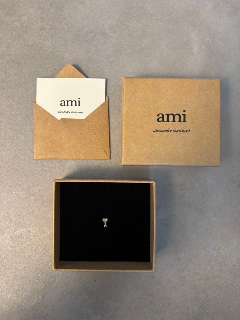 AMI PARIS/ AMI DE COEUR ピアス 片耳 シルバー