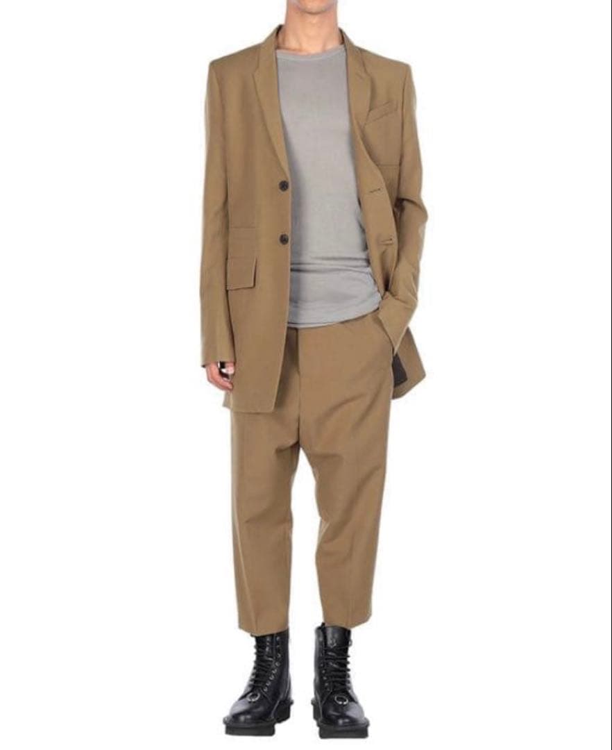 Rick Owens【美USED】チェスターコート 48 ロングテーラードJKT