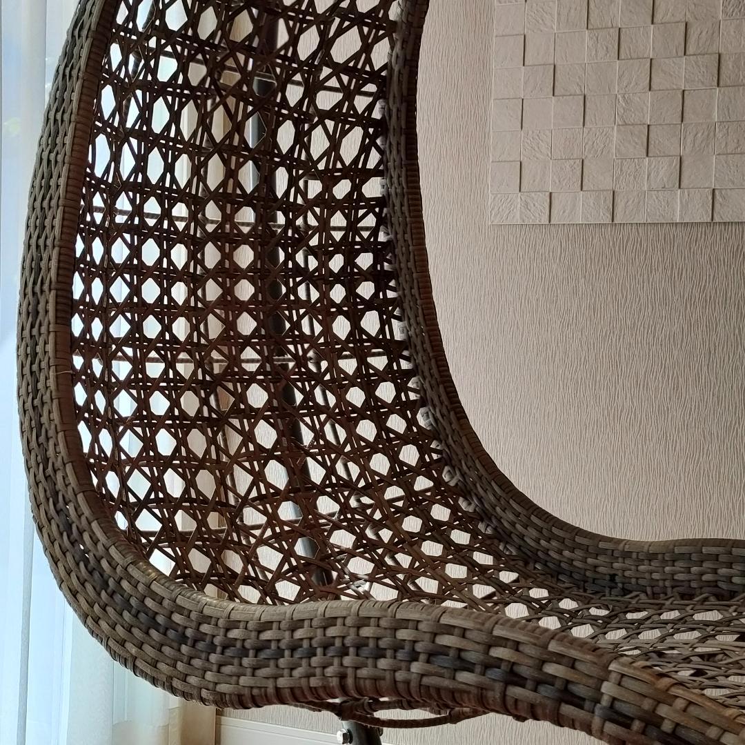 ＜引取り限定＞ハンギングチェア　ハンモック　スウィング　クッション付き