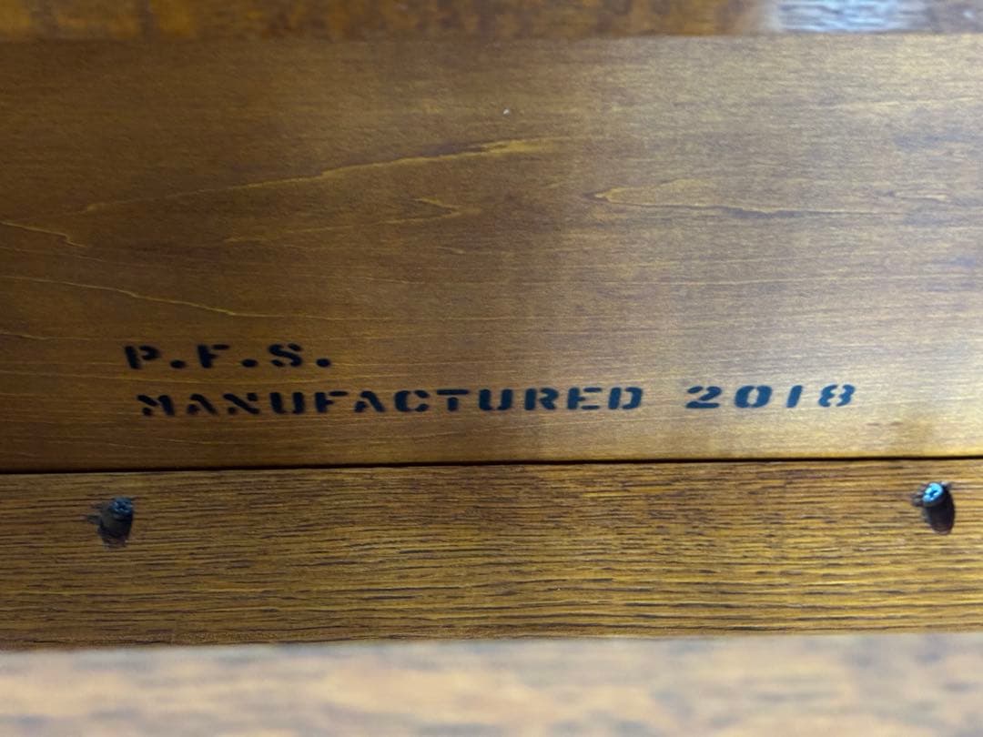 DH TEA TABLE WITH SHELF L ダークブラウン