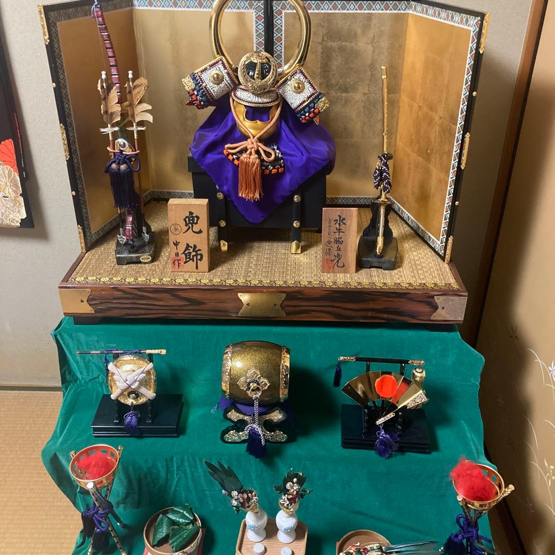 五月人形 節句飾り 兜飾 水牛脇立兜